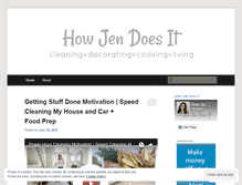 Tablet Screenshot of howjendoesit.com